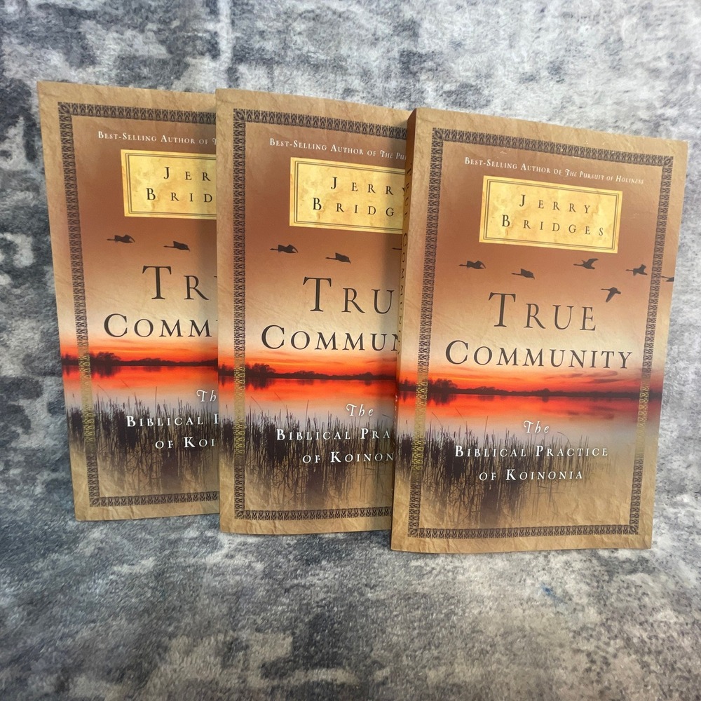 True Community Jerry Bridges Biblical Practice of Koinonia 3 Book Lot Brand NEW